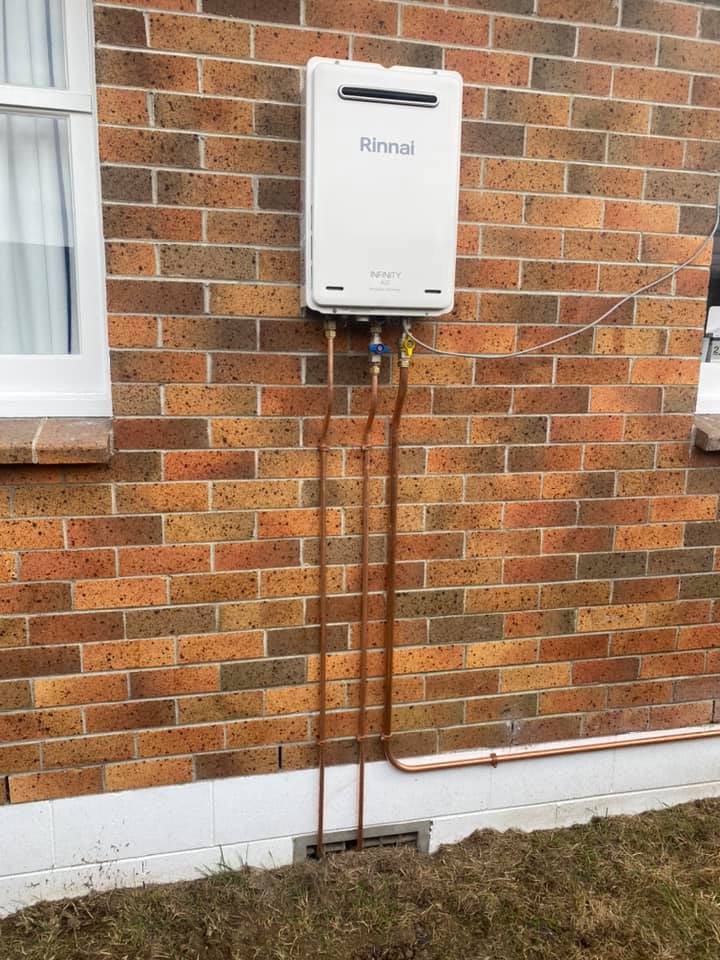 Rinnai INFINITY and copper pipe